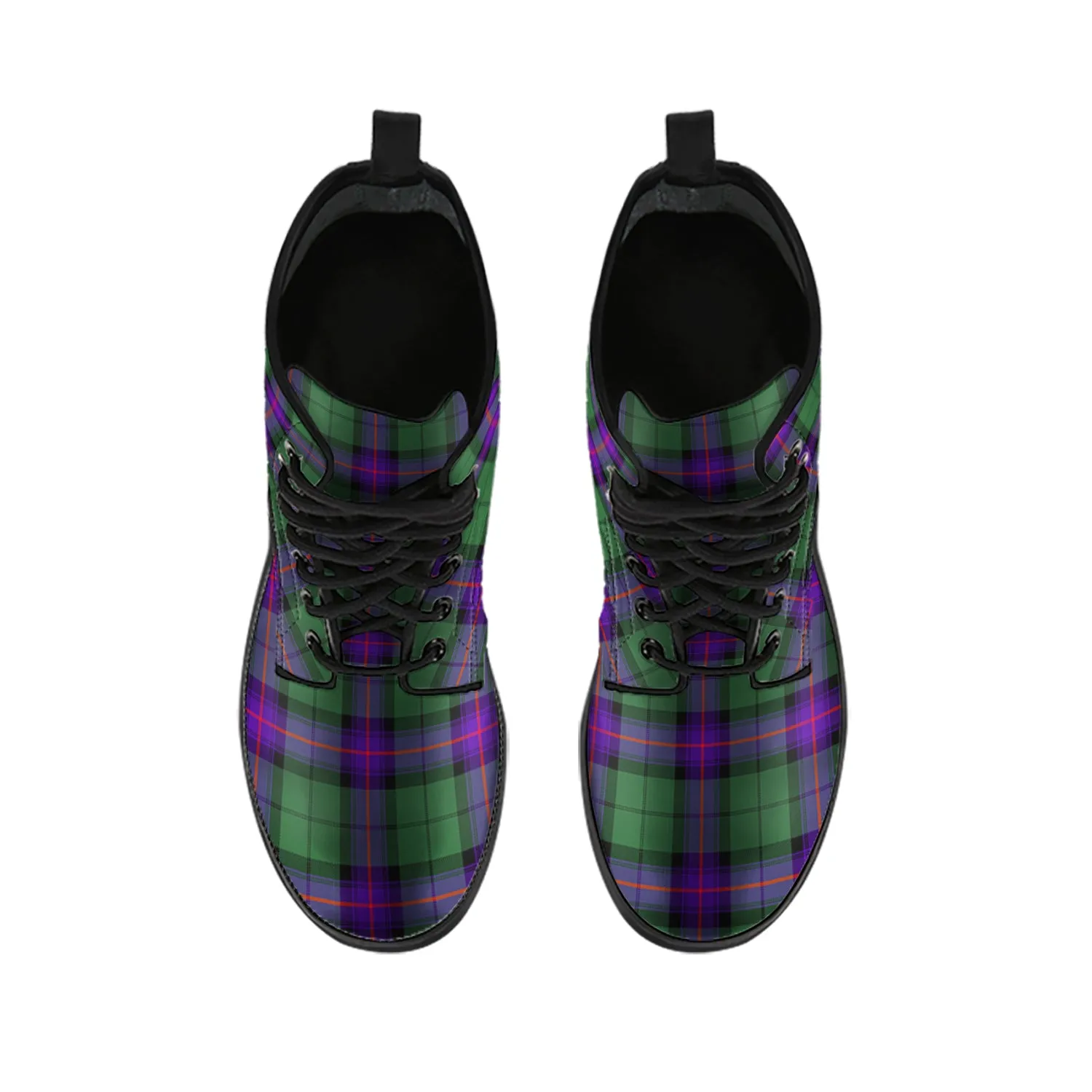 Armstrong Modern Tartan Leather Boots