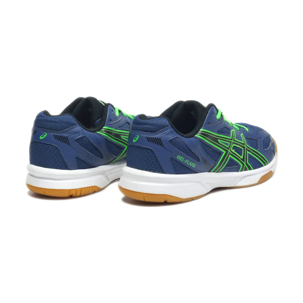 Asics Gel Flare Sport Shoes Leather Blue Colour For Women