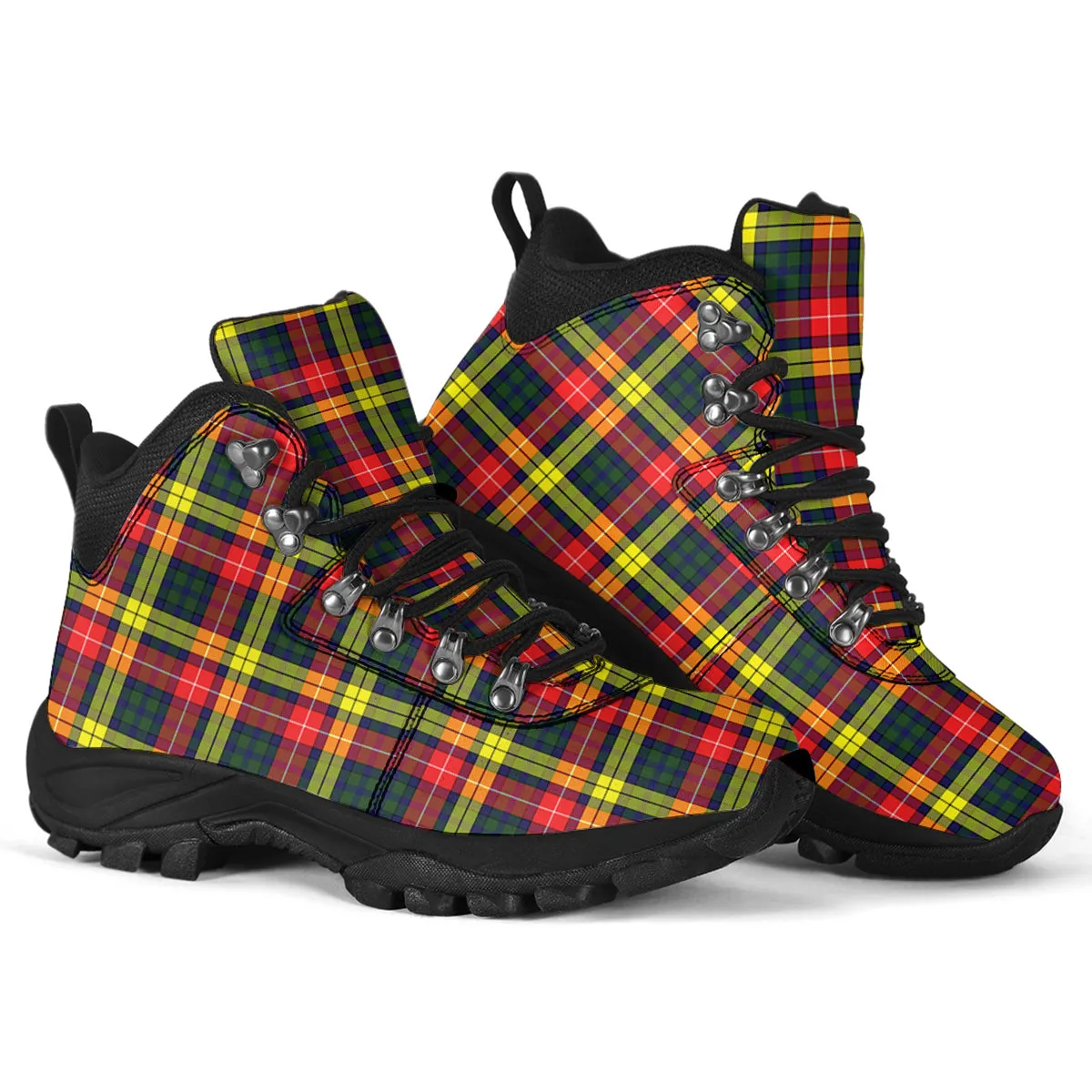 Buchanan Modern Tartan Alpine Boots