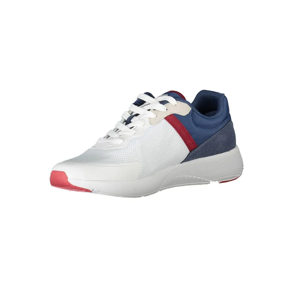 Carrera Sleek White Sports Sneakers with Contrast Accents