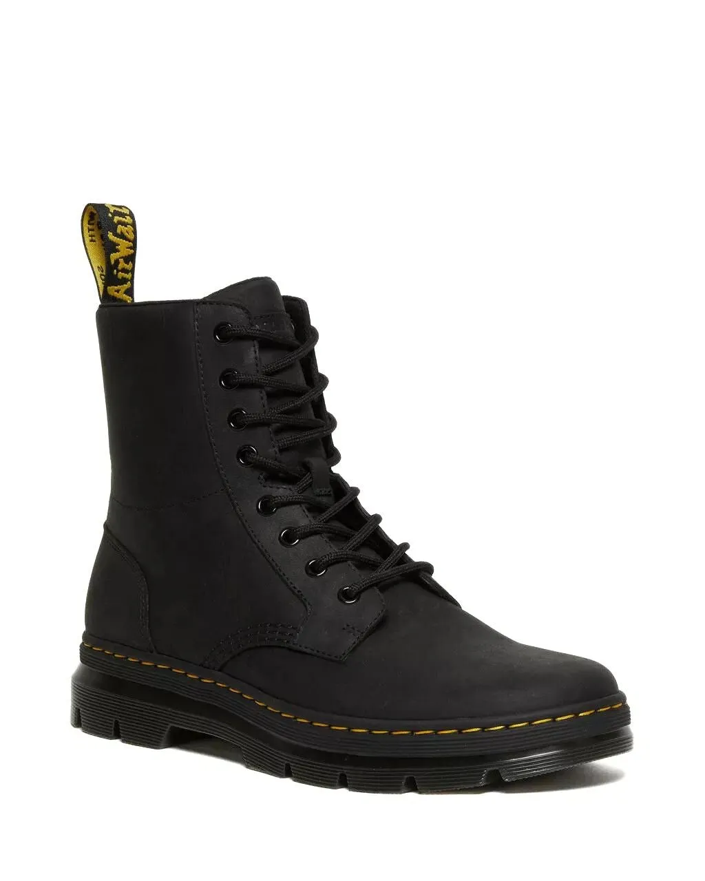 Dr Martens Combs Leather Black Wyoming