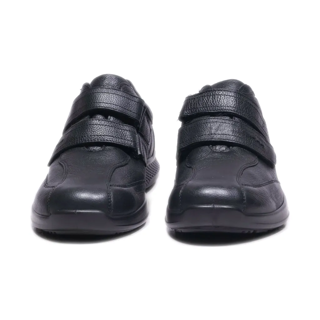 Gallus Casual Shoes Leather Black Colour For Men