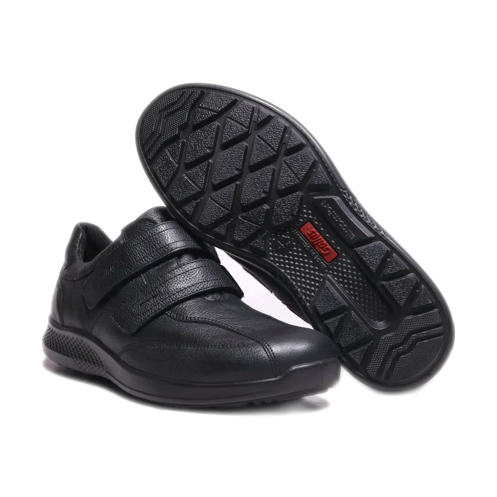 Gallus Casual Shoes Leather Black Colour For Men