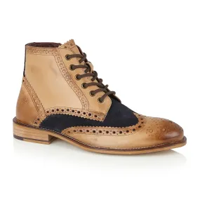 Gatsby Boot Tan / Navy