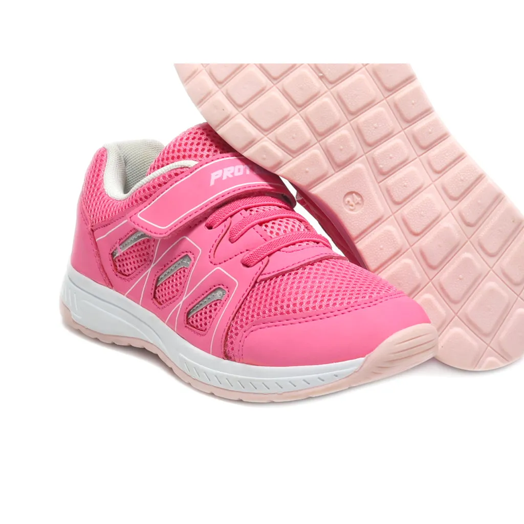 Graceland Protect Sport Shoes Leather Pink Colour For Kids