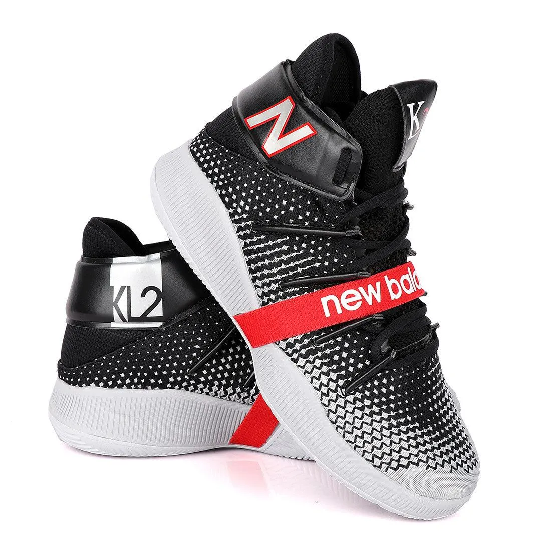 NB Omn1 Playoffs Nba Men Basketball Grey and Black Sneakers