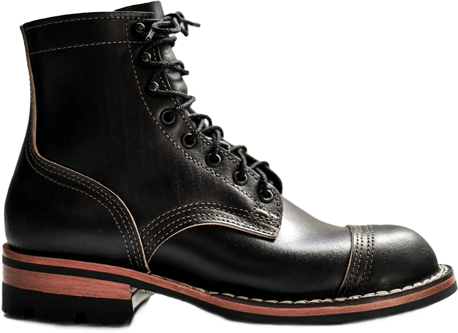 Nicks Boots - Triton Boot - Black Waxed Flesh (BS Exclusive)