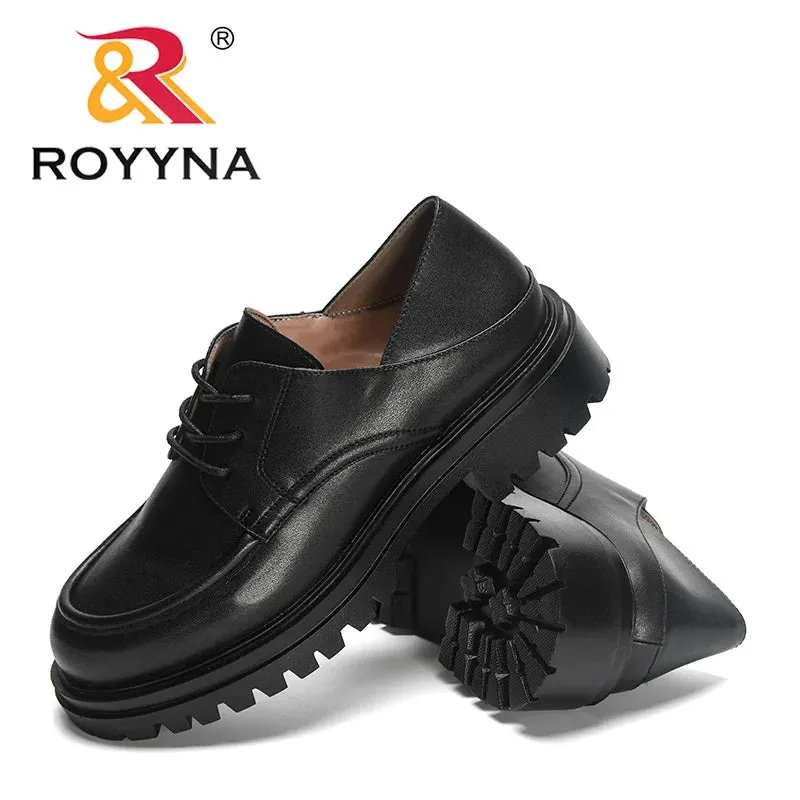 ROYYNA Classic Casual Chunky Lace-up Shoes