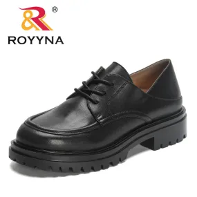 ROYYNA Classic Casual Chunky Lace-up Shoes