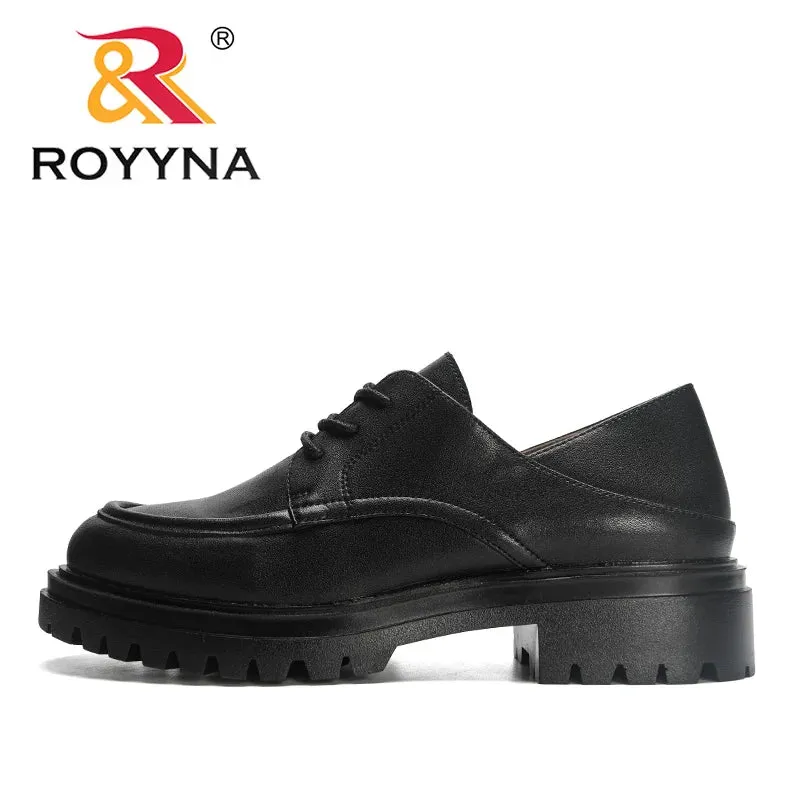 ROYYNA Classic Casual Chunky Lace-up Shoes