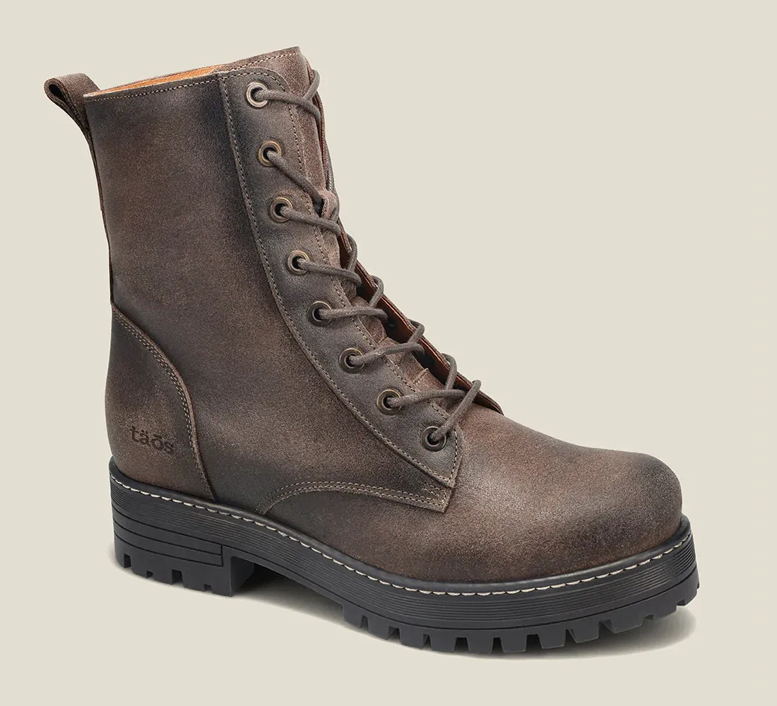 TAOS GROUPIE BOOT - SMOKE RUGGED SUEDE